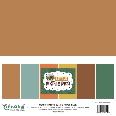 Little Explorer 12x12 Coordinating Solids - Carta Bella