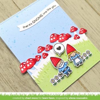Preview: Mushroom Border, Stanze - Lawn Fawn