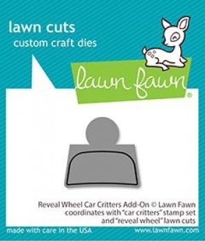 Reveal Wheel Car Critters Add-On, Stanze - Lawn Fawn