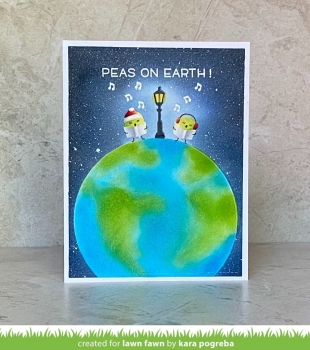 Peas on Earth, Clearstamp - Lawn Fawn