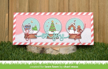 Snow Globe Scenes, Clearstamp - Lawn Fawn