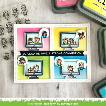 Preview: Tiny Friends, Clearstamp - Lawn Fawn