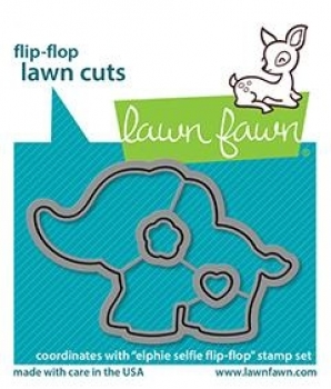 Elphie Selfie Flip-Flop, Stanze - Lawn Fawn