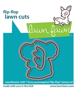 I Love You(calyptus) Flip-Flop, Stanze - Lawn Fawn