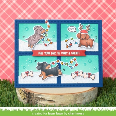Furry and Bright, Clearstamp - Lawn Fawn