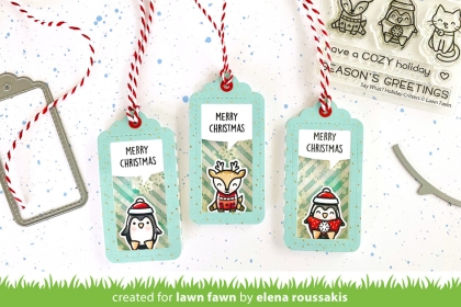 Say What? Holiday Critters, Clearstamp - Lawn Fawn