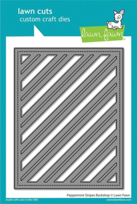 Peppermint Stripes Backdrop Die - Lawn Fawn