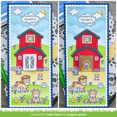 Preview: Tiny Farm, Clearstamp - Lawn Fawn