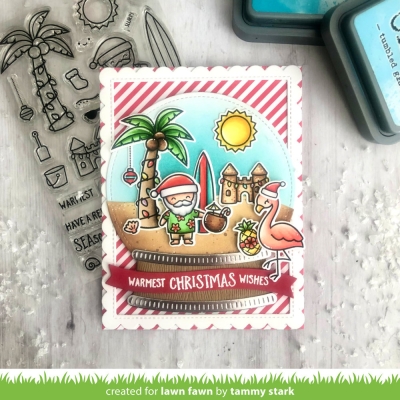 Beachy Christmas, Clearstamp - Lawn Fawn