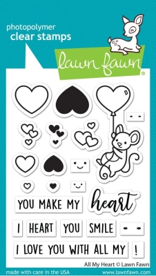 All My Heart, Clearstamp - Lawn Fawn