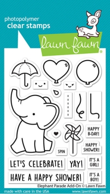 Elephant Parade Add-On, Clearstamp - Lawn Fawn