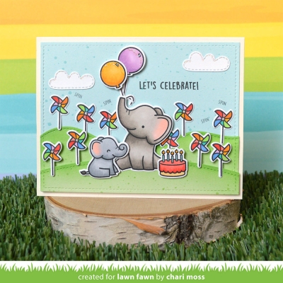 Elephant Parade Add-On, Clearstamp - Lawn Fawn