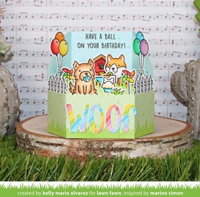 Yappy Birthday Add-On, Clearstamp - Lawn Fawn