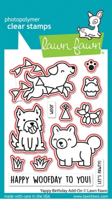 Yappy Birthday Add-On, Stanze - Lawn Fawn