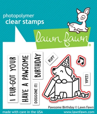 Pawsome Birthday, Stanze - Lawn Fawn