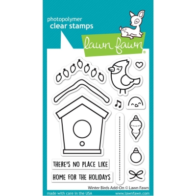 Winter Birds Add-On, Clearstamp - Lawn Fawn