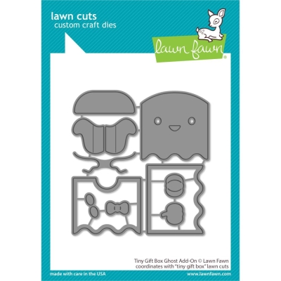 Tiny Gift Box Ghost Add-On, Stanze - Lawn Fawn