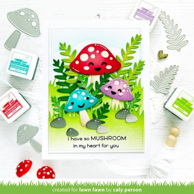 Happy Mushrooms, Stanze - Lawn Fawn
