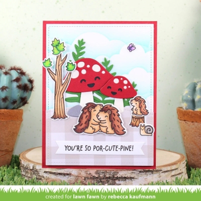 Happy Mushrooms, Stanze - Lawn Fawn