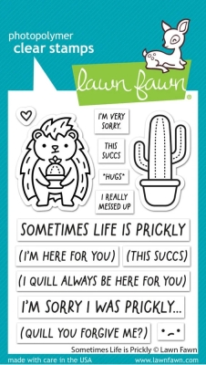 Sometimes Life is Prickly, Clearstamp - Lawn Fawn