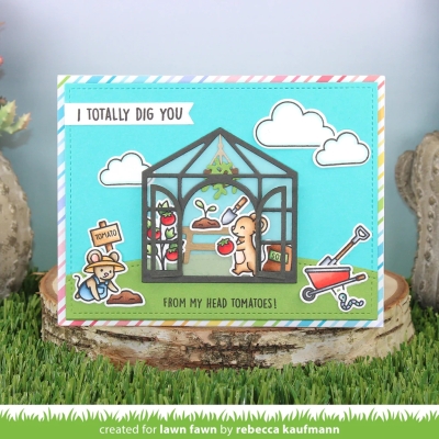 Build-A-Greenhouse, Stanze - Lawn Fawn