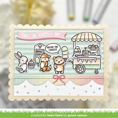 Treat Cart, Clearstamp - Lawn Fawn