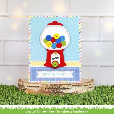 Build-A-Gumball Machine, Stanze - Lawn Fawn