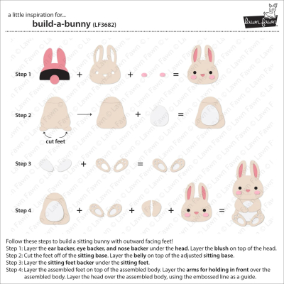 Preview: Build-A-Bunny, Stanze - Lawn Fawn