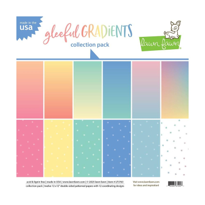 Gleeful Gradients 12x12 Collection Pack - Lawn Fawn