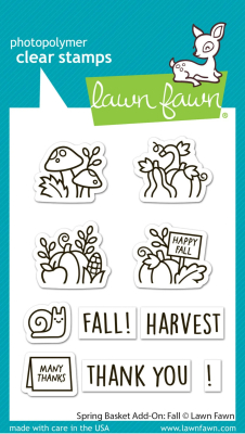 Spring Basket Add-On: Fall, Clearstamp - Lawn Fawn
