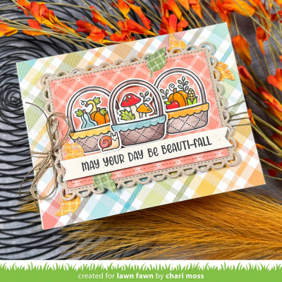 Spring Basket Add-On: Fall, Clearstamp - Lawn Fawn