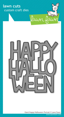 Giant Happy Halloween Portrait, Stanze - Lawn Fawn