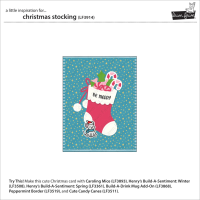 Preview: Christmas Stocking, Stanze - Lawn Fawn