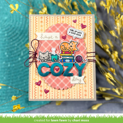 Cozy Sweater, Schablone - Lawn Fawn