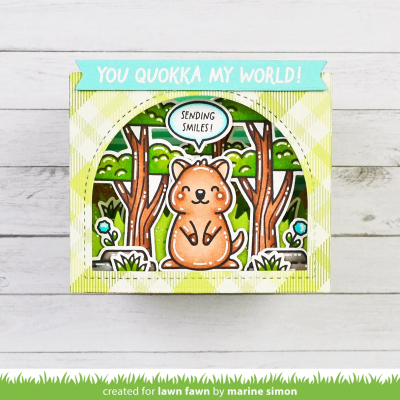 Quokka My World, Clearstamp - Lawn Fawn