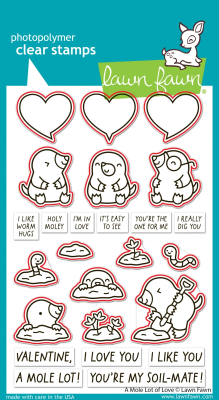 Preview: A Mole Lot of Love, Stanze - Lawn Fawn