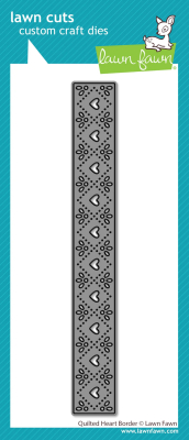 Quilted Heart Border, Stanze - Lawn Fawn