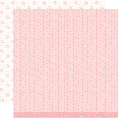 Preview: Blissful Blossoms - Camellia, 12x12 Designpapier - Lawn Fawn