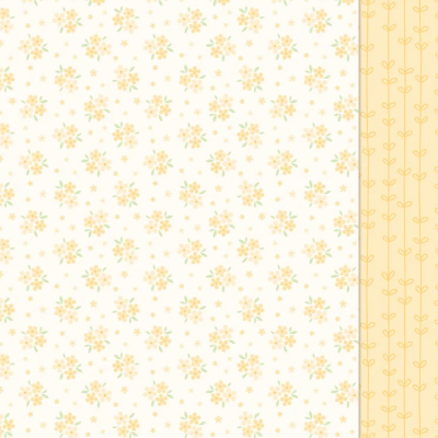 Blissful Blossoms - Marigold, 12x12 Designpapier - Lawn Fawn