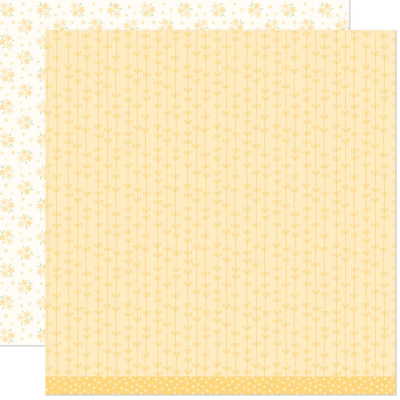 Preview: Blissful Blossoms - Marigold, 12x12 Designpapier - Lawn Fawn