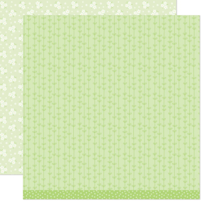 Preview: Blissful Blossoms - Zinnia, 12x12 Designpapier - Lawn Fawn