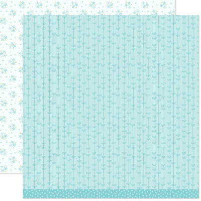 Preview: Blissful Blossoms - Amaryllis, 12x12 Designpapier - Lawn Fawn