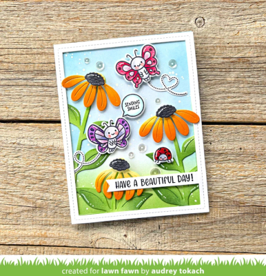 Preview: Big Blossom Backdrop Portrait, Stanze – Lawn Fawn