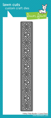 Folksy Tulip Border, Stanze - Lawn Fawn