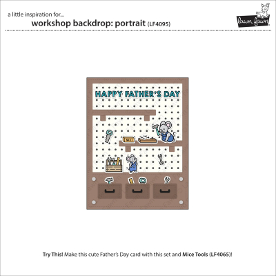 Preview: Workshop Backdrop: Portrait, Stanze - Lawn Fawn