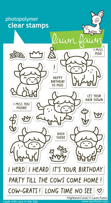 Highland Cows!, Clearstamp - Lawn Fawn
