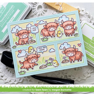 Highland Cows!, Clearstamp - Lawn Fawn