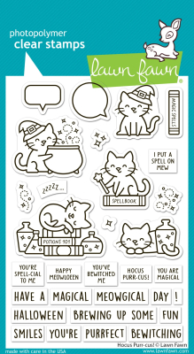 Hocus Purr-cus!, Clearstamp - Lawn Fawn