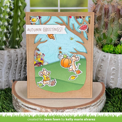 Fall Mice, Clearstamp - Lawn Fawn
