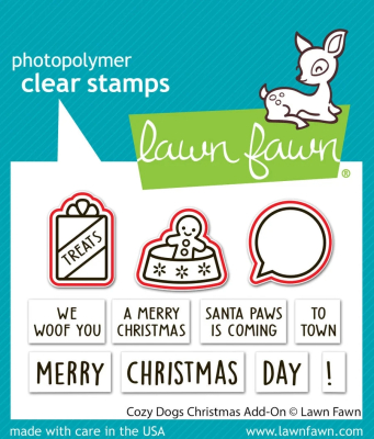 Preview: Cozy Dogs Christmas Add-On, Stanze - Lawn Fawn